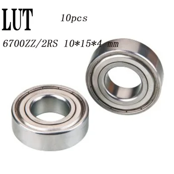 

10pcs/lot 6700zz 6700 2RS 6700Z Shielded Ball Bearings 7600 10x15x4 mm Steel 6700ZZ Ball Bearings Thin Wall Roller 6700 bearing