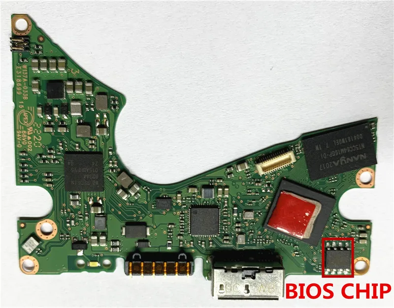 Desbloquear Pcb Logic Board Reparação de Disco Rígido Recuperação de Dados Pc3000 Rev p0 para wd Usb 3.0 4tb 5tb 2060810035000