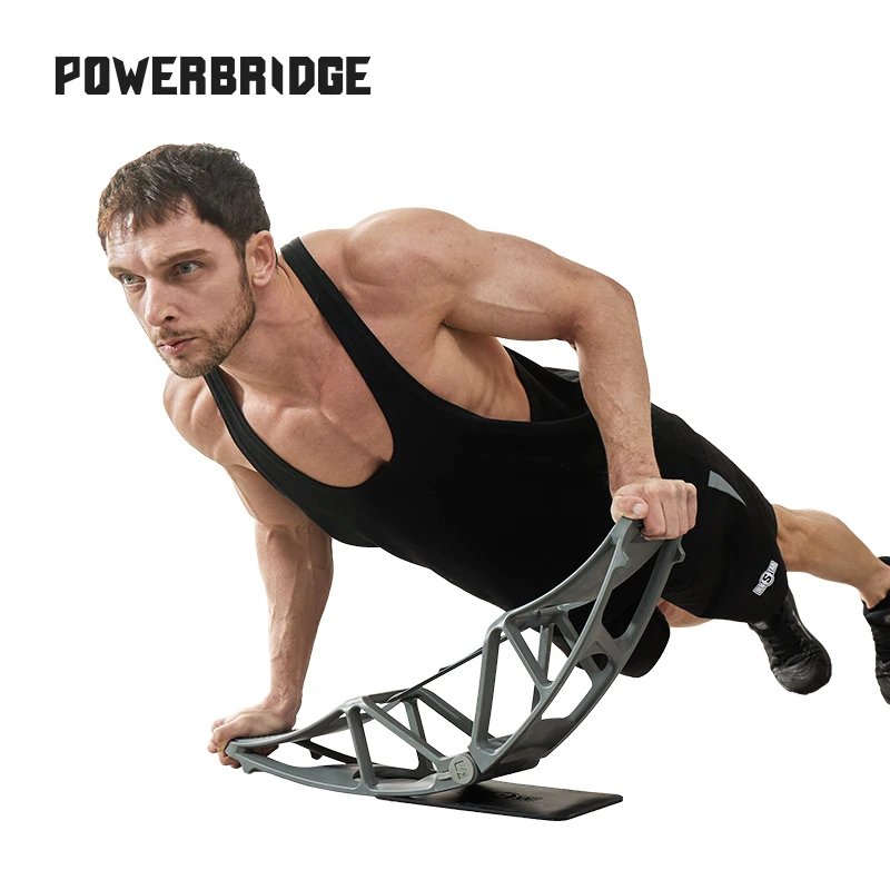 

Тренировочная доска Powerbridge с эффектом пуш-ап, тренажер для дома, тренажерного зала