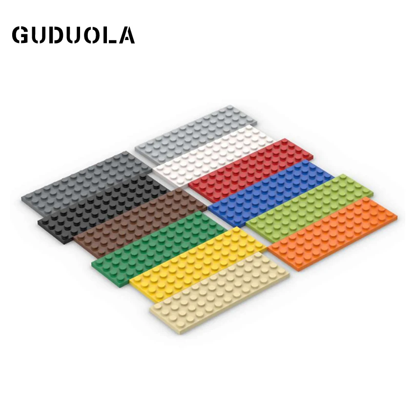 

Guduola Small particle Plate 4x12 3029 MOC Assembly Building block Parts foundation plate / low board / low brick 10 pcs/lot