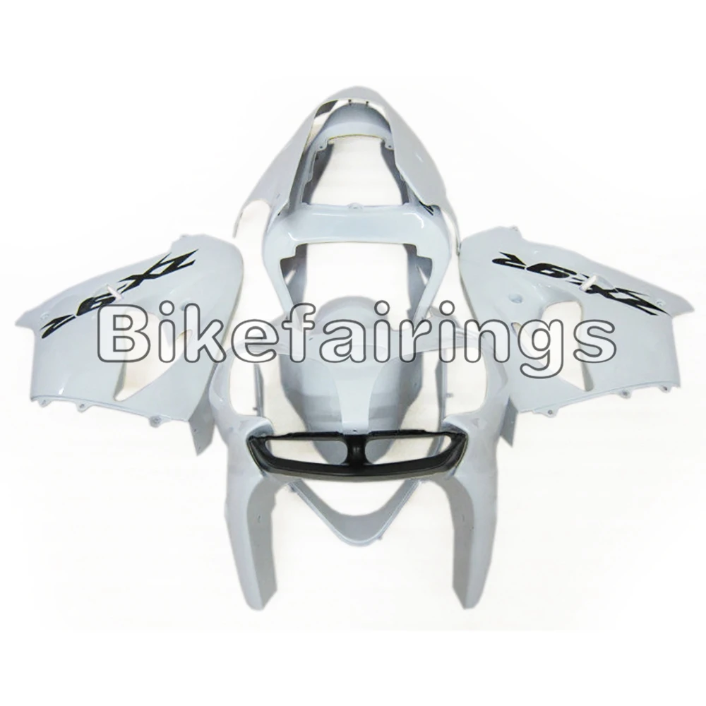Полный белый и черный наклейки Обтекатели для Kawasaki ZX9R 2002 2003 ZX-9R 02 03 zx9r ABS пластик обтекатель комплект