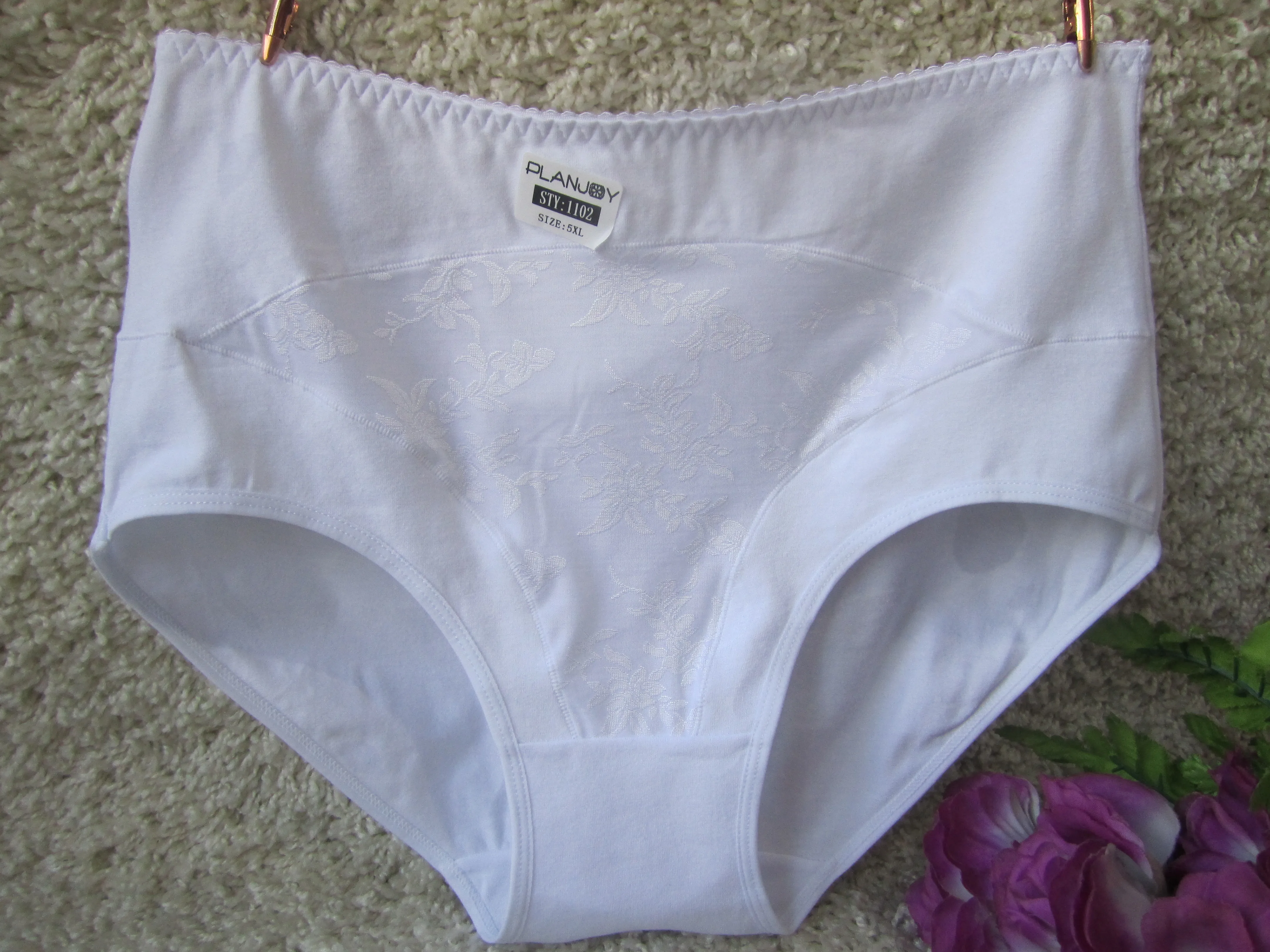 Новинка, Ropa interior femeni трусы размера плюс 7XL с высокой талией, хлопковое кружевное нижнее белье, женское нижнее белье