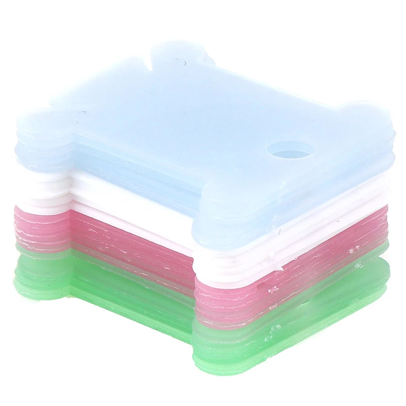 50Pcs Embroidery Floss Craft Thread Bobbin Cross Stitch Storage Holder Plastic Sewing Tools