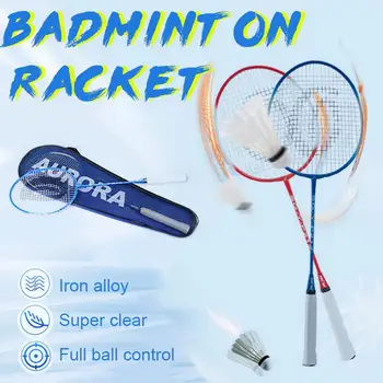 

Ferroalloy Nylon Racket Badminton Racket Sports Racket Professional Movement Sporting Goods Game Lightweight School Toys