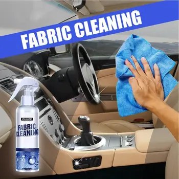 Car Interior Cleaning Agent Ceiling Cleaner Leather Flannel Woven Fabric Water-free Cleaning Agent Auto Roof Dash Cleaning Tool 4