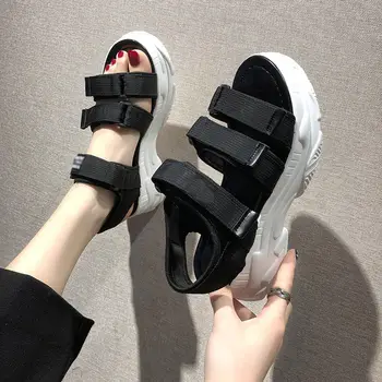 

Women's Sandals 2020 Rome Gladiator Casual Shoes for Women Platform Ladies Flat Shoes Female Summer Footwear Femmes Sandales New