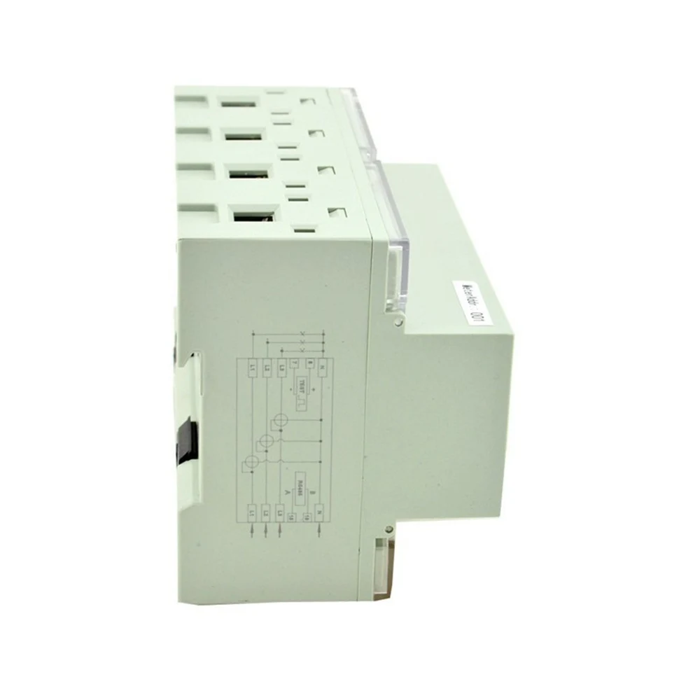 Din рейка трехфазный счетчик энергии Портативный цифровой LCD с Modbus RTU 20(120)A 230/400V|phase