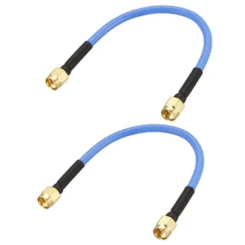 

uxcell SMA Male to SMA Male Coaxial Cable 50 ohm 0.15M/0.5Ft RG402 2pcs