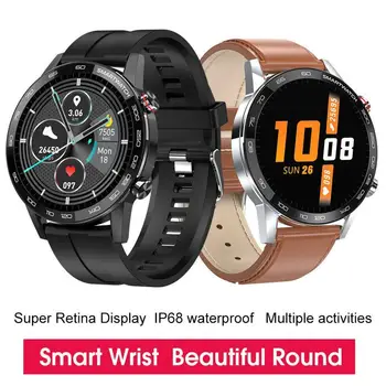 

New L16 Smart Watch Men IP68 Waterproof Multiple Sports Heart Mode Forecast Rate Bluetooth Smartwatch Weather Y2D5