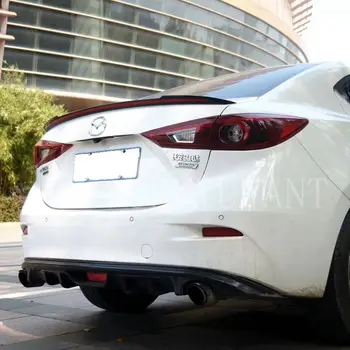 

For Mazda 3 Axela 2014 2015 2016 2017 2018 High Quality ABS Plastic Spoiler Primer Color Car Tail Wing Rear Trunk Spoiler