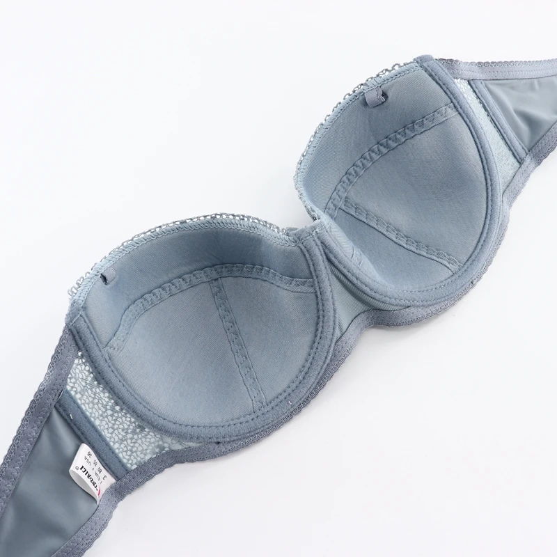 Сексуальные кружевные бюстгальтеры для женщин с чашечками Beauwear, без подкладки, пуш-ап, Одноцветный, регулируемые лямки, бюстгальтеры