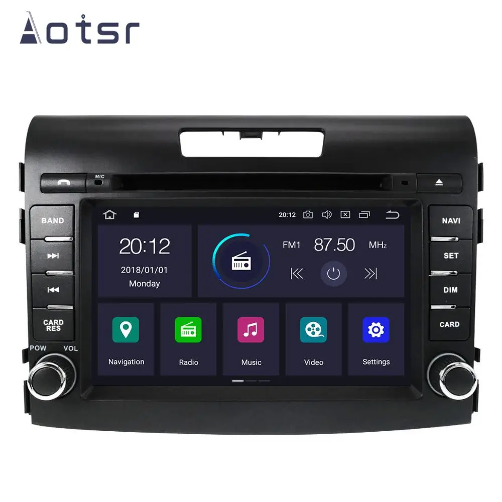 DSP Android 9,1 gps автомобильный dvd плеер с навигацией плеер для Honda 2012- автомобильное Стерео Радио мультимедийный плеер головное записывающее устройство