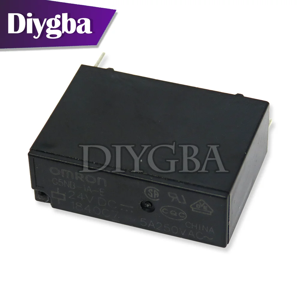 5PCS 5V 12V 24V Power Relays G5NB-1A-E 5VDC 12VDC 24VDC 5A 250VAC 4PIN