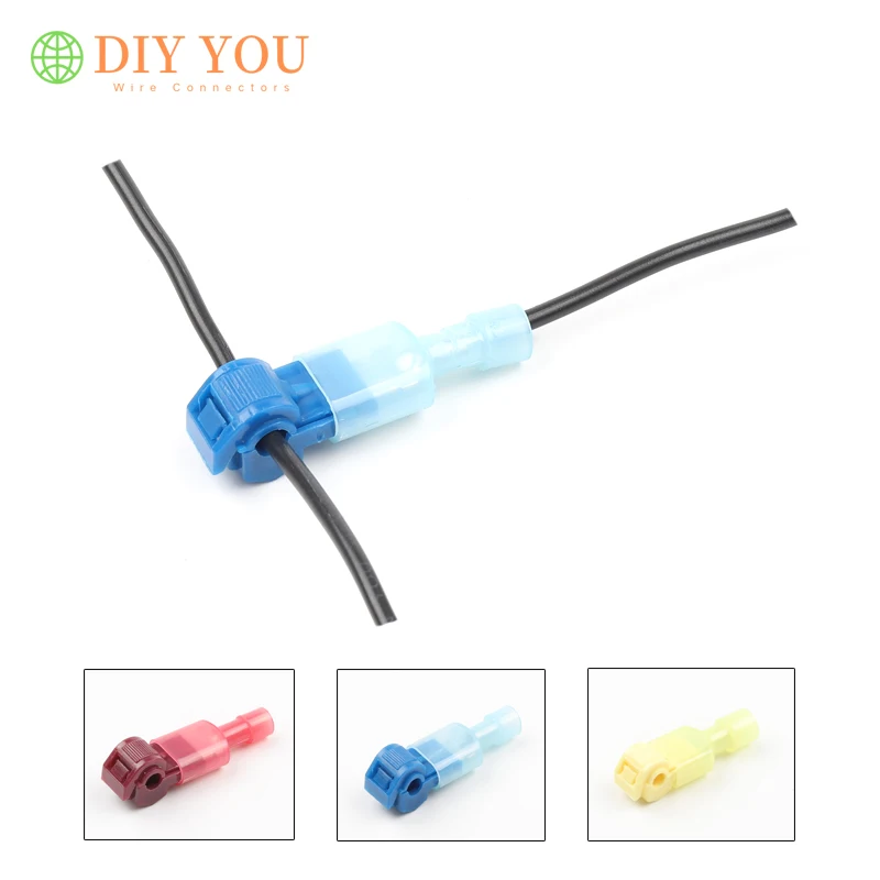 

10/30/50/100PCS Fast Wire Cable Connectors Quick Splice Electrical Crimp Terminals Car Audio 22-10AWG 0.5mm-6mm2 Kit Tool Set