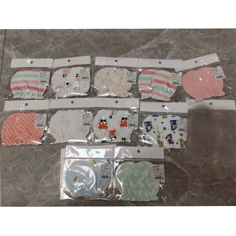 Halilo Baby Anti Scratching Gloves Newborn Protection Face Cotton Scratch Mittens Boys Girls Hand Gloves Cotton Handschoen 0-6M