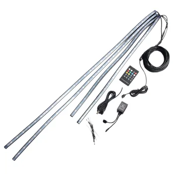 

Bright Auto Led Strip Neon Led Car Bottom Lights Underbody Music Active Sound System Neon Light Car Kit