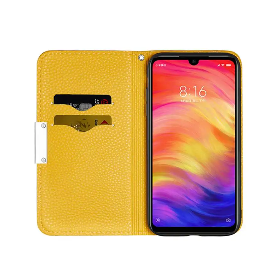 Автоматическая Адсорбция чехол для телефона из искусственной кожи для Xiaomi Redmi 7A 6 K20 Pro кошелек чехол для Xiaomi Redmi Note 6 7 Pro откидная крышка