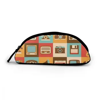 

NOISYDESIGNS Make Up Cases Box Magnetic Tape Pattern Traveling Case Bag Women Pencil Case for Boys Girls Custom