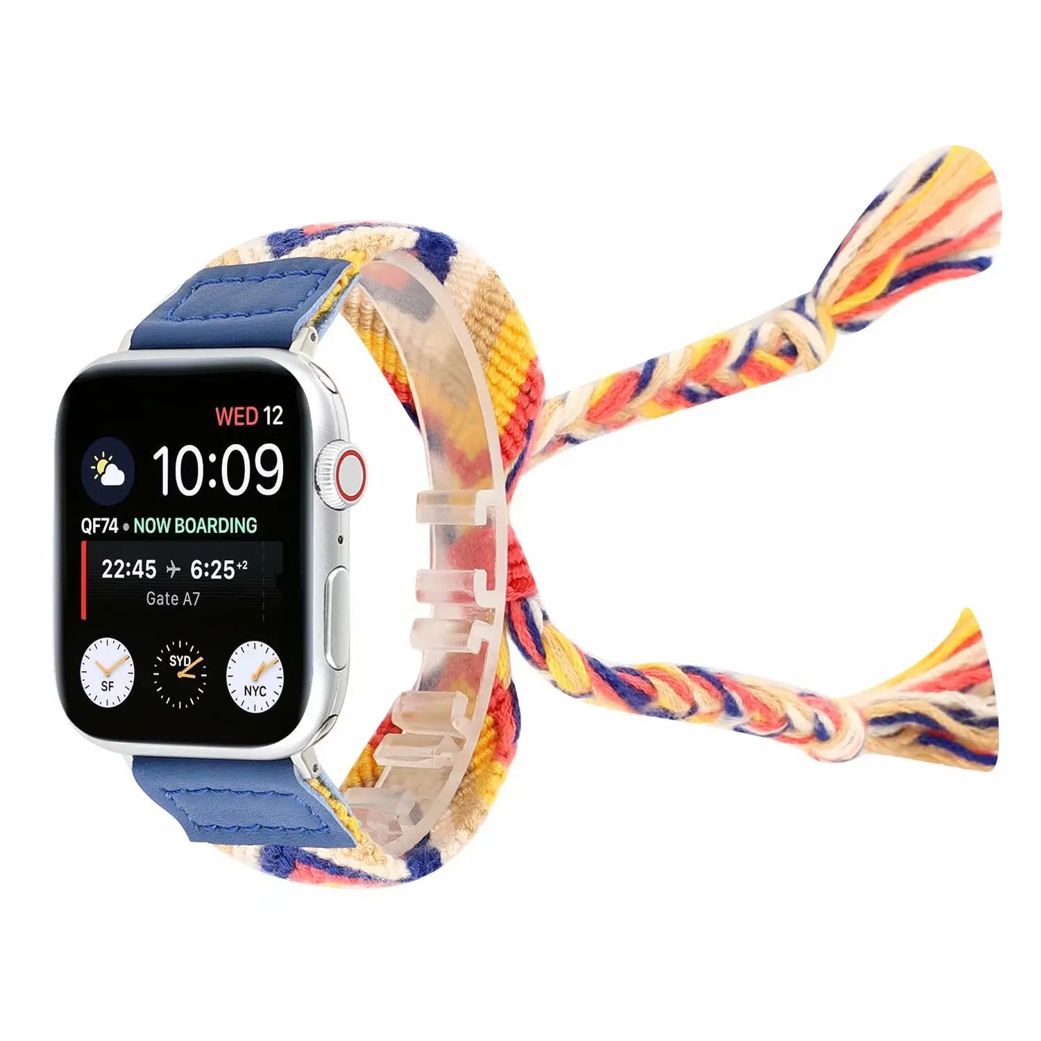 Тканый стильный ремешок для apple watch 42 мм 38 мм& для apple watch sport loop 44 мм 40 мм браслет для iwatch серии 1 2 3 4