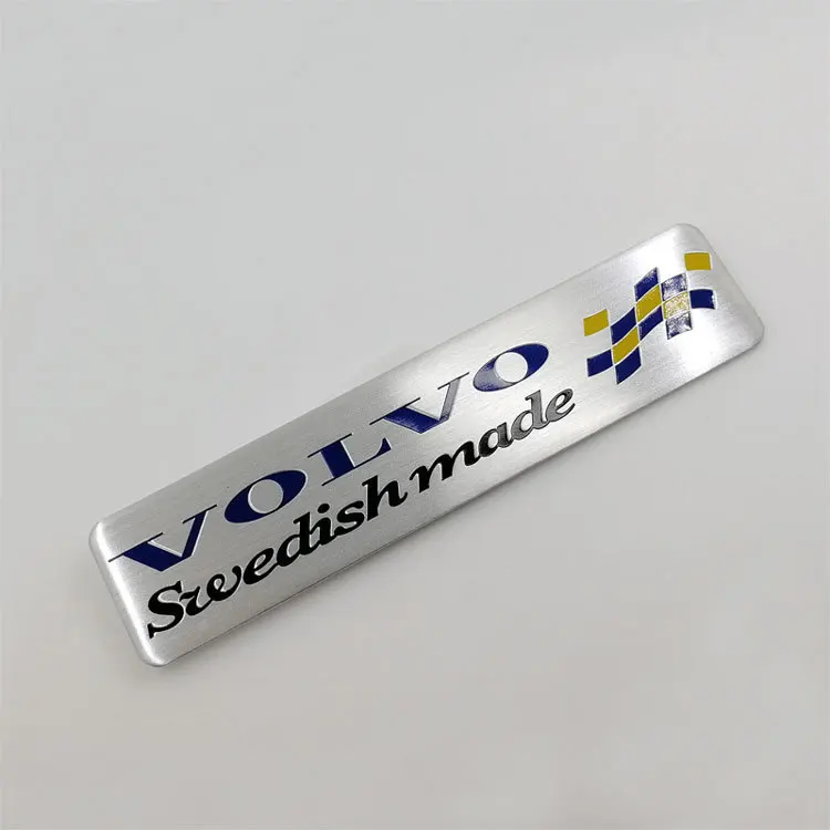 Volvo Bumper sticker s Cool металлическая клейкая этикетка бампер наклейка Модифицированная наклейка s Sweden VOLVO автомобильный хвост бирка автомобильный стикер s