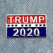Стиль, брошь в виде Трампа, американский патриотический, республиканский сплав, значок, брошь в форме капли масла