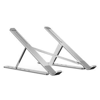 

Portable Aluminum Alloy Laptop Lifting Stand Bracket Foldable Height Adjustable Tablet Notebook PC Riser Support Holder