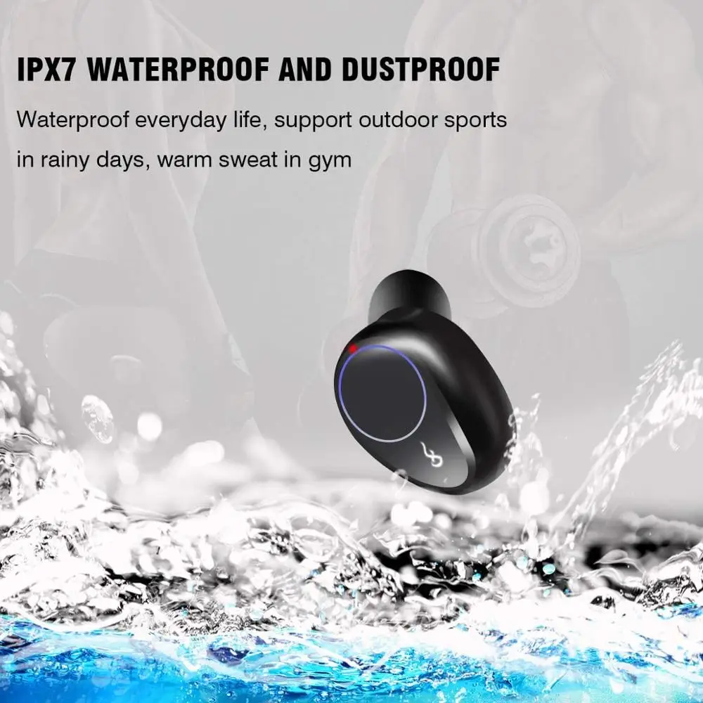 Bluetooth Earphone 5 0 Wireless Earbuds with Mic Charging Case Waterproof TWS Stereo Sport Headphone in Ear Phone Headset Sound