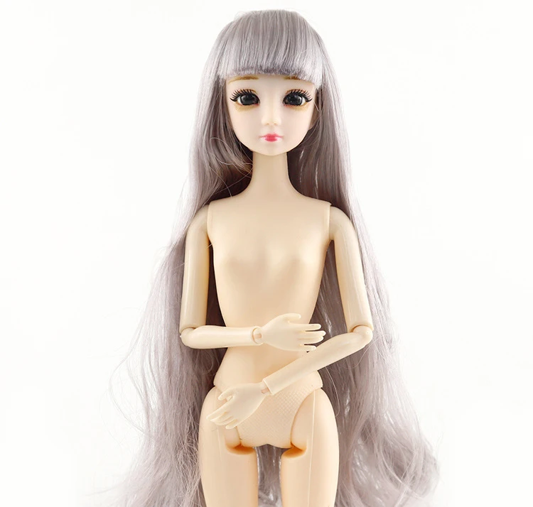 E 30 см BJD кукла с 20 подвижными шарнирами 1/6 Мода Обнаженная BJD тело 3D глаза Кукла Детская игрушка Рождественский подарок для девочек коллекционная - Цвет: E