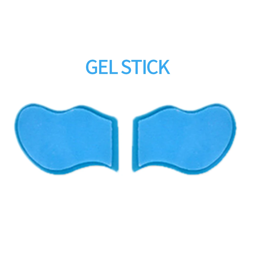 1 Pair Gel Pad Профессиональный прибор для ухода за лицом мышцы лица стимулятор V массажер для похудения лица массажер EMS для лица с гелевыми подушечками - Цвет: 1 Pair Gel Pad
