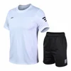 2 Pcs/Set Men's Tracksuit Gym Fitness badminton Sports Suit Clothes Running Jogging Sport Wear Exercise Workout set sportswear ► Photo 3/6