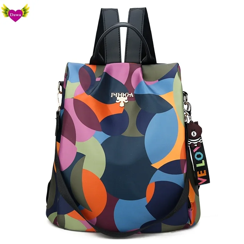 

Women OXFORD Multifuction Backpack Anti Theft Schoolba