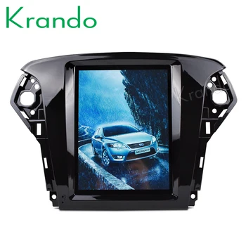 

Krando Android 9.0 10.4" verticial screen car dvd gps for Ford Mondeo/S-Max 2011-2013 radio navigation