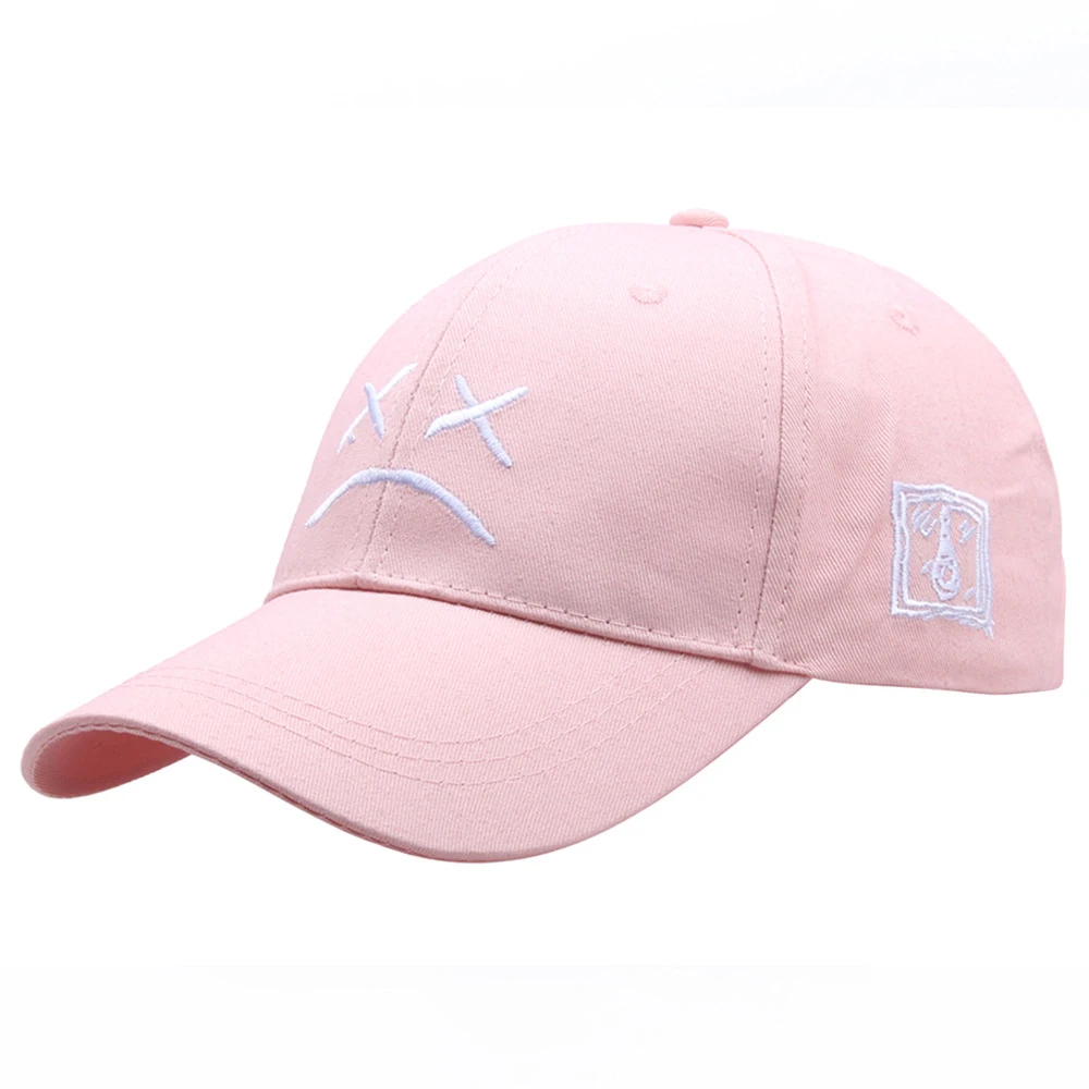 Men Women Baseball Cap Lil Peep Sad Face Embroidery Cotton Snapback Hip Hop Lil. Peep Sports Golf xxxtentacion Dad Hat EP0118 (6)