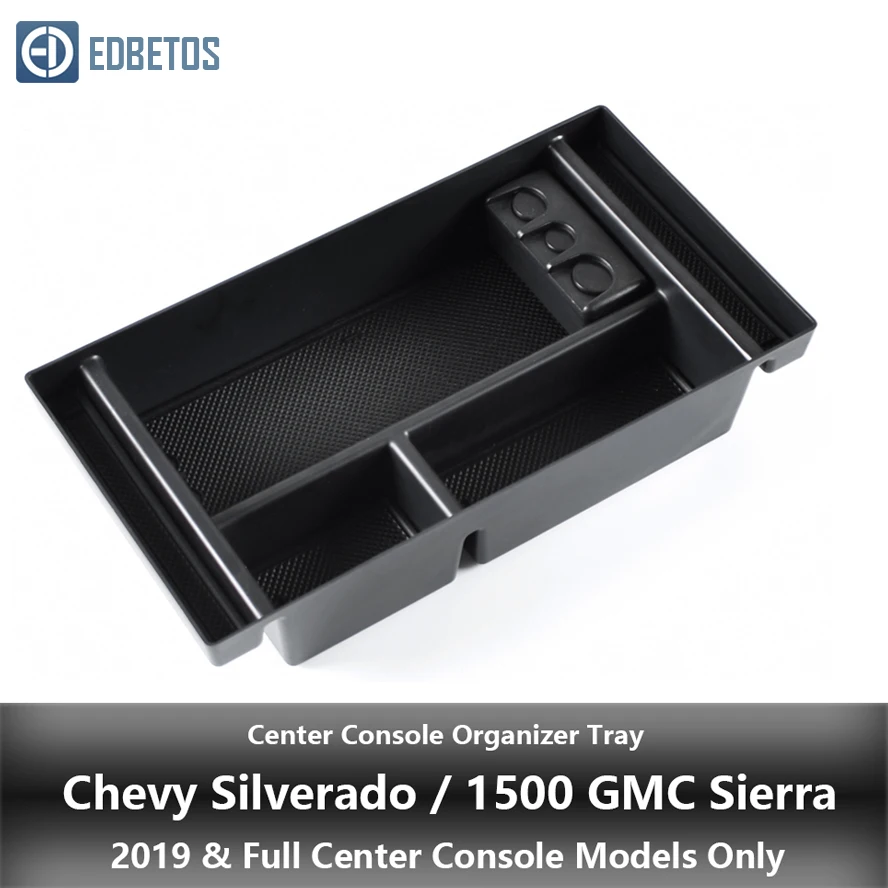 Armrest Secondary Glove Box For Chevy Silverado 1500 GMC Sierra 1500 Center Console Organizer Tray- Sierra Stowing Tidying