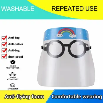 

Children Transparent Glasses Outdoor Summer Anti-spray Anti-dust Anti-UV Sunshine Protective Full Face Cover Screen Makeup Tools