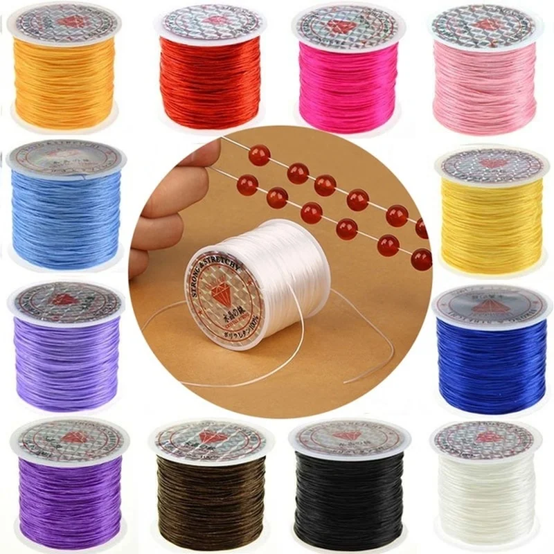 Strong Stretch Elastic Stretchy Crystal Beading Cord Thread for Making Jewelery 