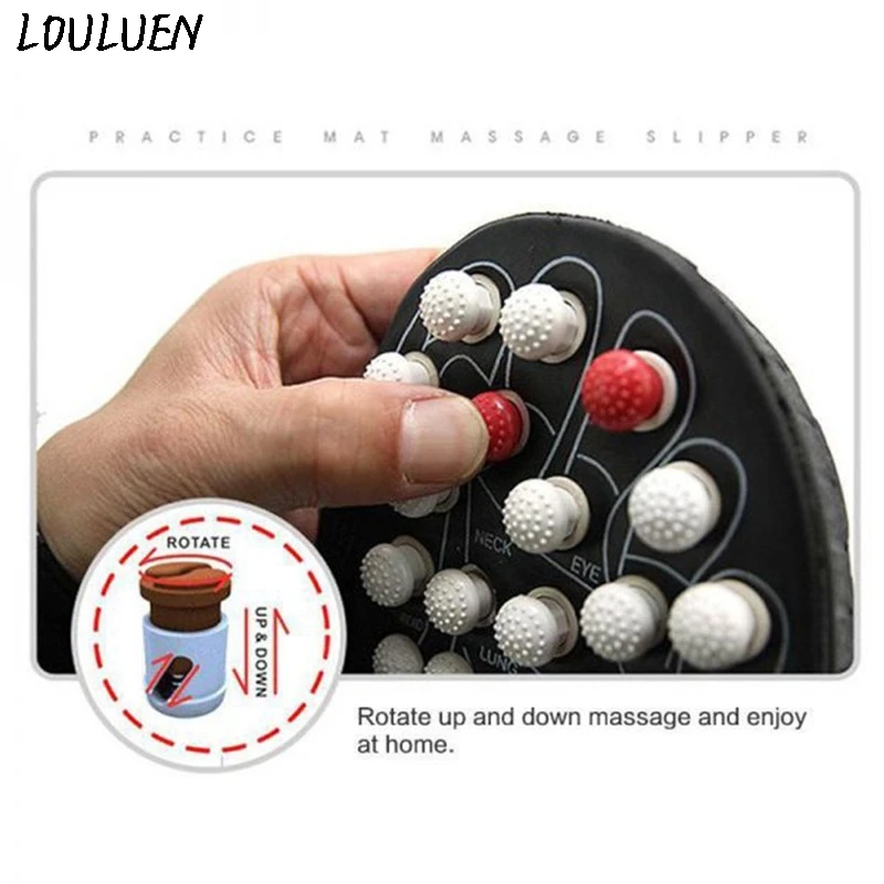 Мужские сандалии с регулируемой подошвой обувь для массажа ног 1 шт. размер 45 #1206