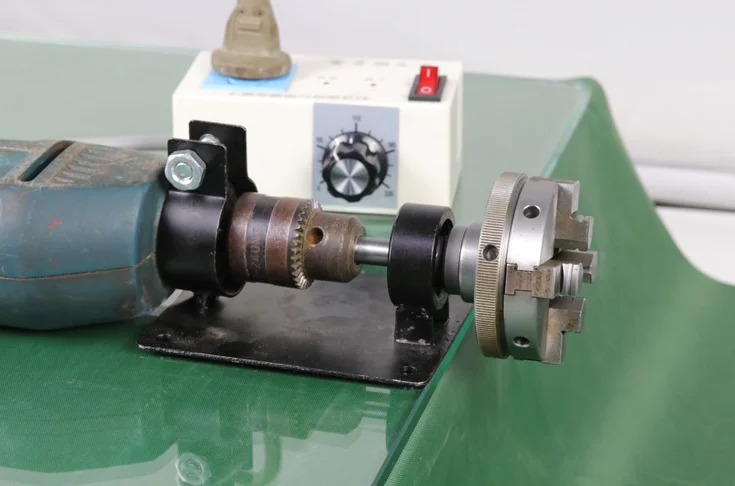 Connecting rod for main shaft support of electric hand drill variable lathe