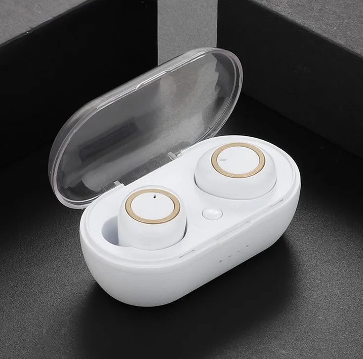 Беспроводные наушники Briame, Bluetooth 5,0 TWS, bluetooth-гарнитура, HIFI, мини наушники-вкладыши, спортивные наушники для бега, для смартфонов - Цвет: Золотой