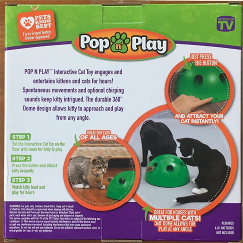 POP N PLAY забавная игрушка для кошек Когтеточка кошек|Игрушки кошек| |