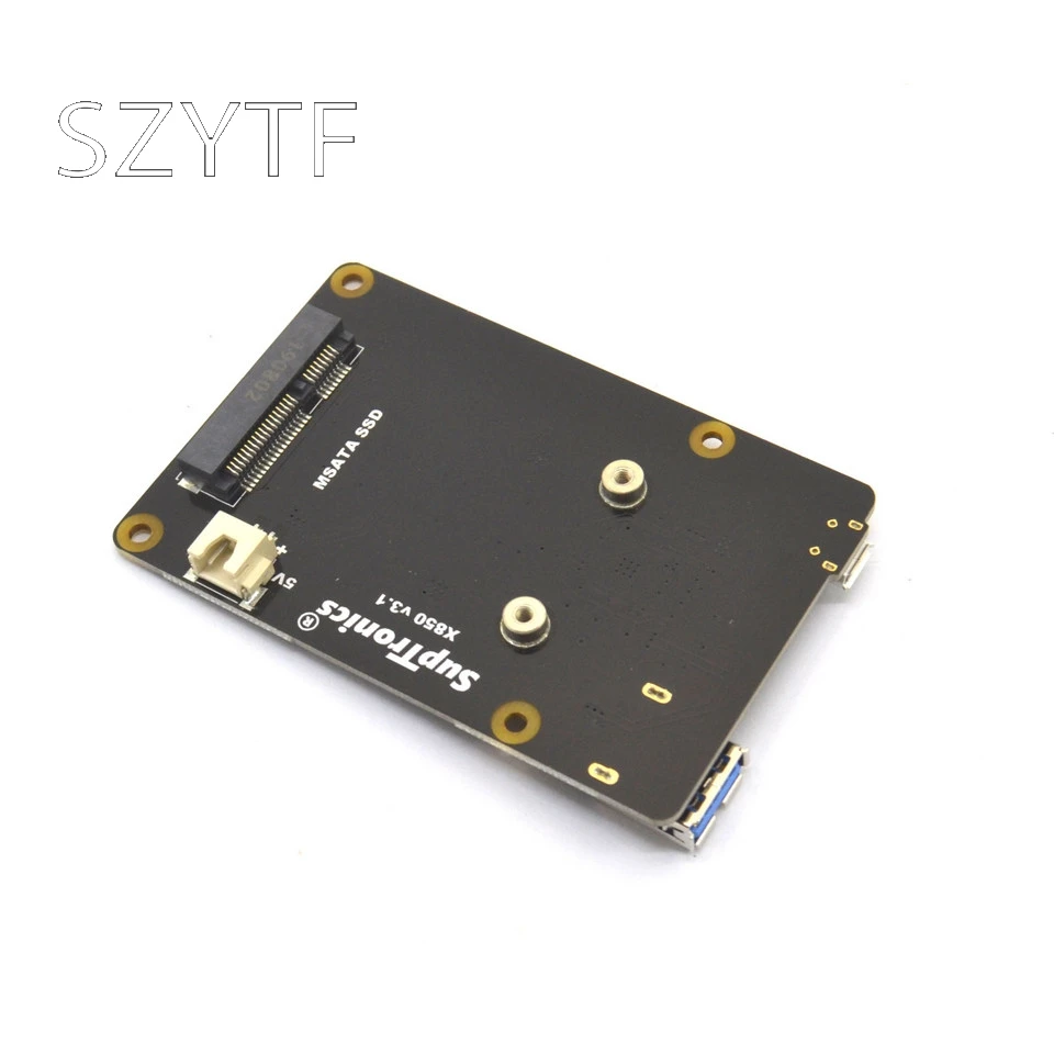 Raspberry Pi 3B+ X850 V3.0 mSATA SSD плата расширения жесткого диска поддерживает 1 ТБ USB 3,0