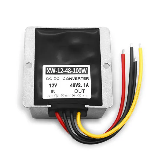 100W Dc 12 В до 48 В 2.1A 3A 3.5A 5A повышающий преобразователь питания 48 В dc регулятор напряжения - Цвет: 100W