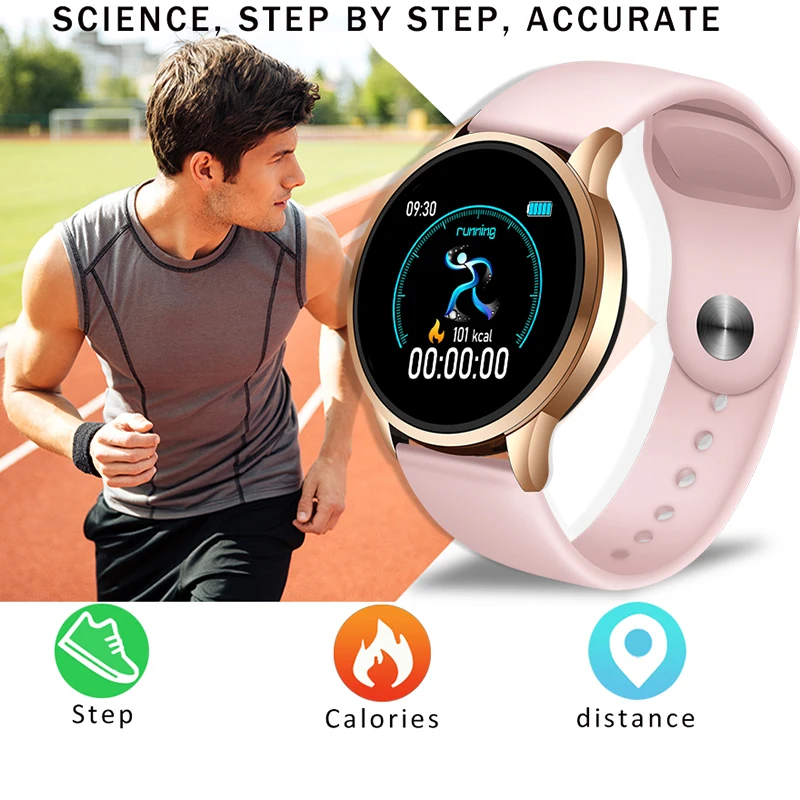 Lige Hot Sale Smart Watches Heart Rate Blood Pressure Monitor Smart Watch Women Smartwatch Spo-5
