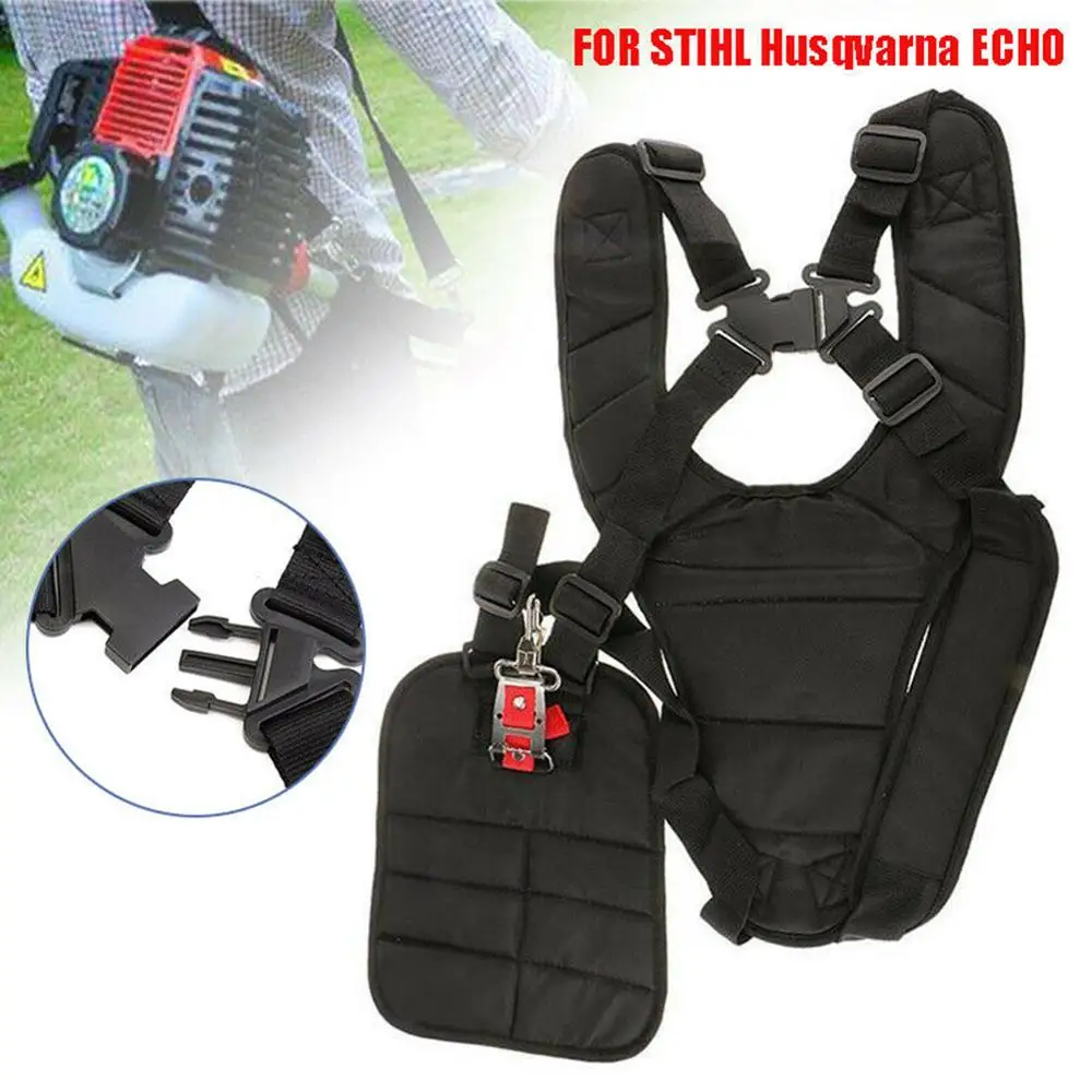 

Durable Nylon Double Shoulder Harness Lawn Mower Strap Grass String Trimmer Brush Cutter Harness Belt Garden Power Pruner