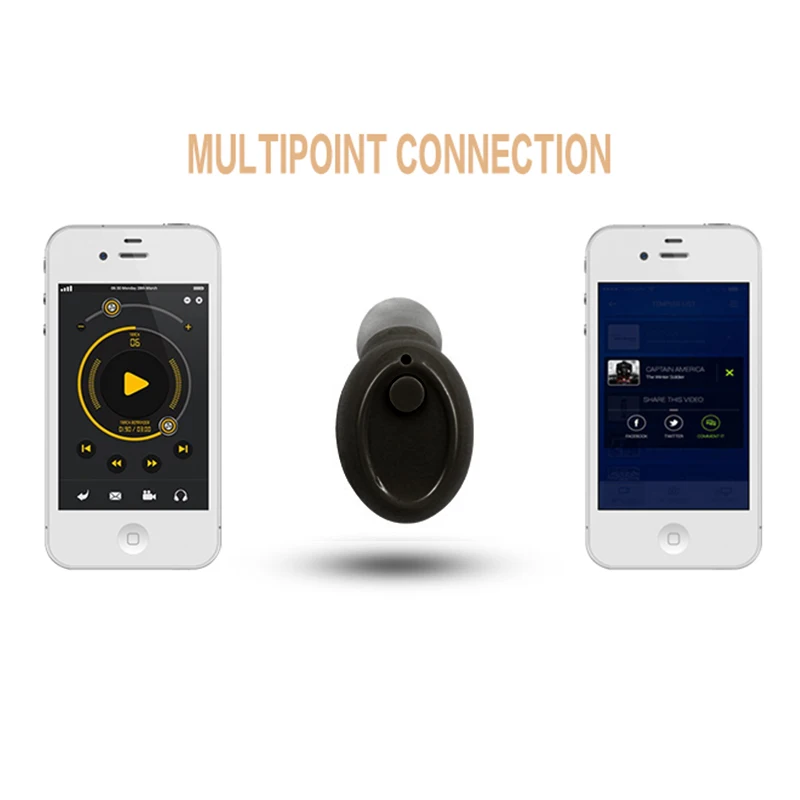 FFYY-Bluetooth наушники GS мини беспроводные наушники мини невидимые наушники