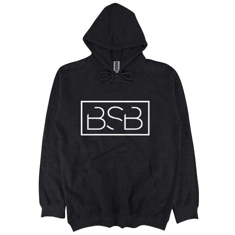 BSB Backstreet/черная толстовка с логотипом для мальчиков; ; хлопковые S-3XL топы с капюшоном и принтом; Мужская толстовка на молнии; sbz6332 - Цвет: black