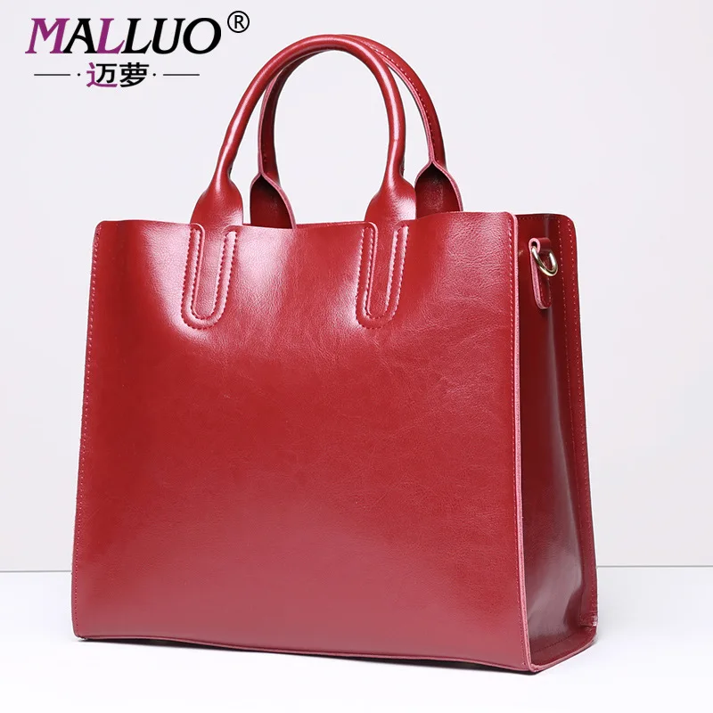 

WOMEN'S Leather Bags Large Bag Shoulder Bag/ Hand Bag Shoulder Bag Women's 2019 New Style Fashion Spring And Summer Large-Volume