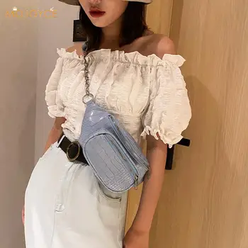 

Solid Color Stone Pattern Women Classic Texture Creative Delicate Chic Waist Fanny Belt Packs PU Leather Chest Bags