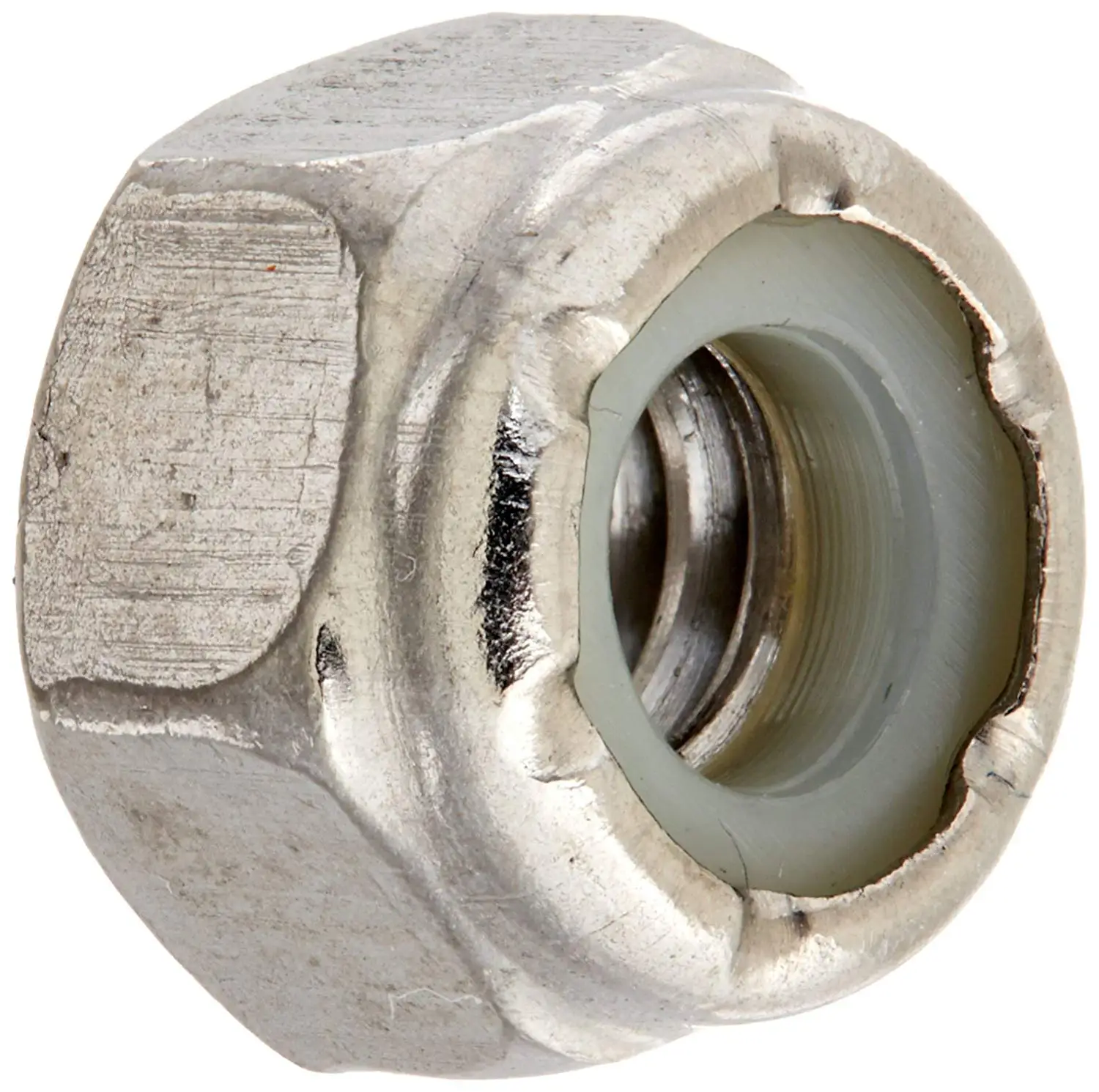 

829720 1/4 by 20-Inch Stainless Steel Nylon Insert Locknut, 50-Pack, Single