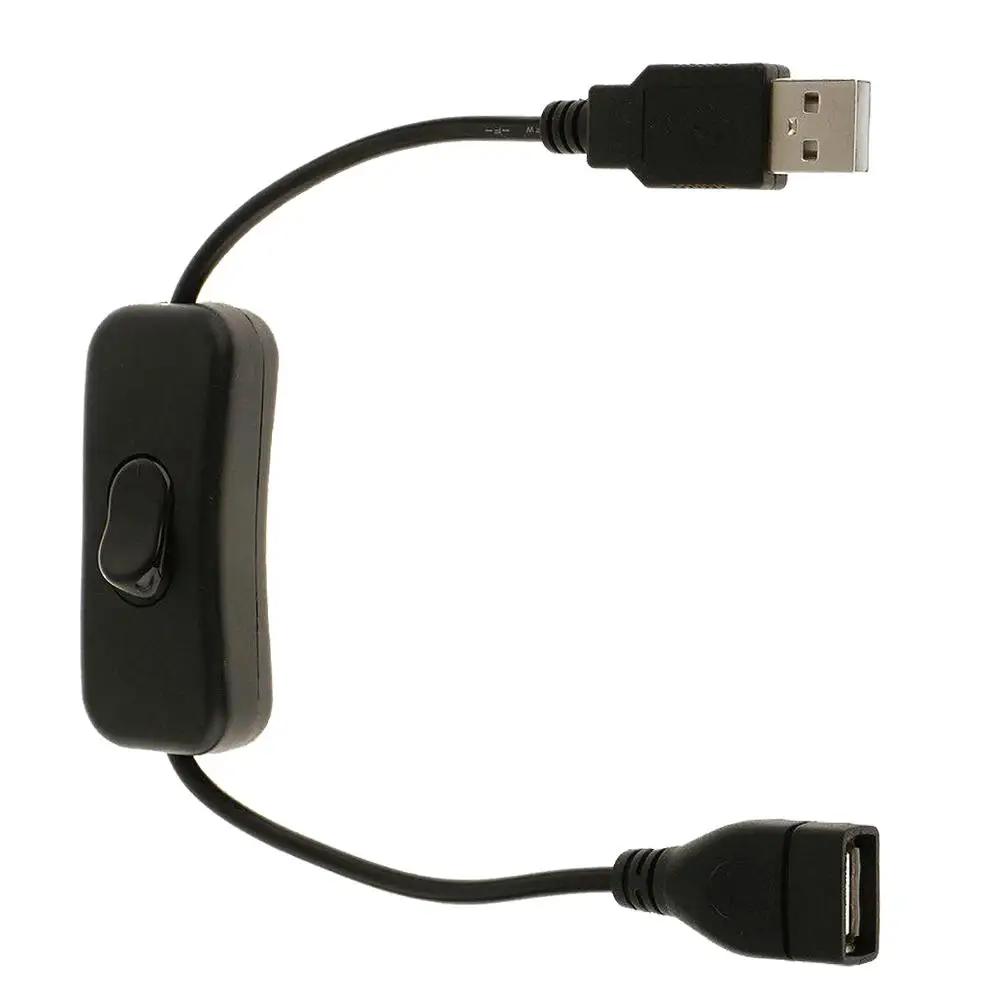 

Extension Cable1m PET Extension Wire USB Male to Female Power Cable Cord with ON/OFF Switch USB Cord Data Reading USB Adapter